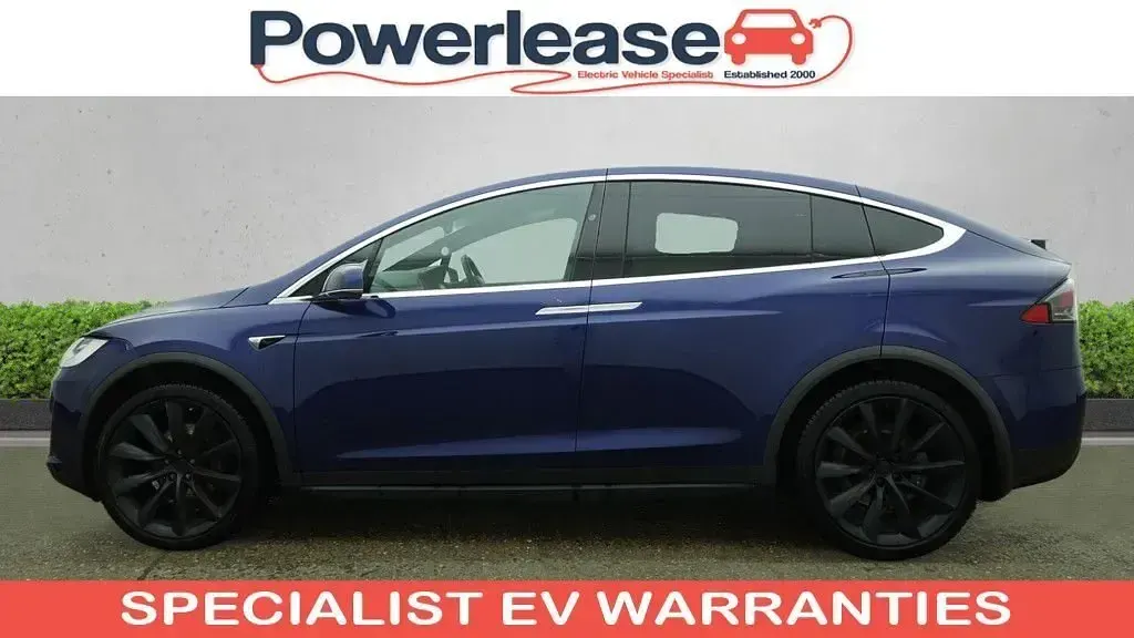 Used Tesla Model X Long Range AWD 397 kW (541 HP) 2019 Blue SUV