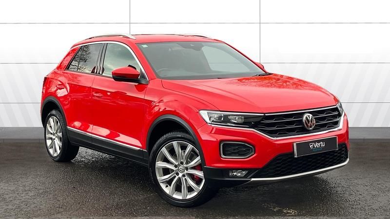 Used VW T-Roc SEL 150 HP (110 kW) 2019 Red SUV
