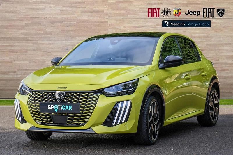 Used Peugeot 208 GT 99 HP (72 kW) 2025 Yellow Hatchback
