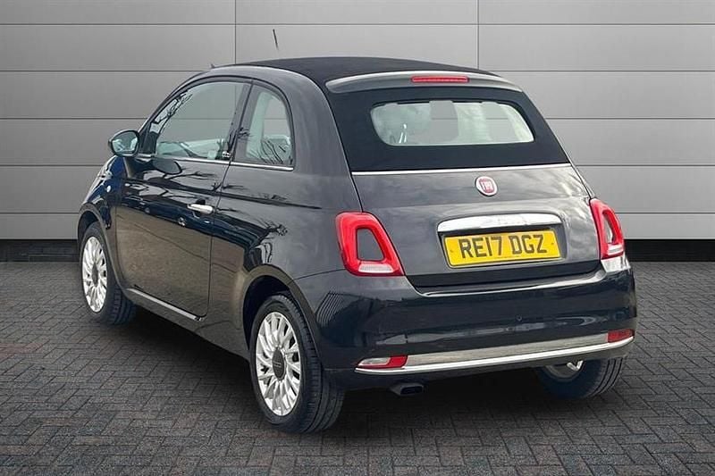 Used Fiat 500 Lounge 85 HP (62 kW) 2017 Crossover black Cabriolet