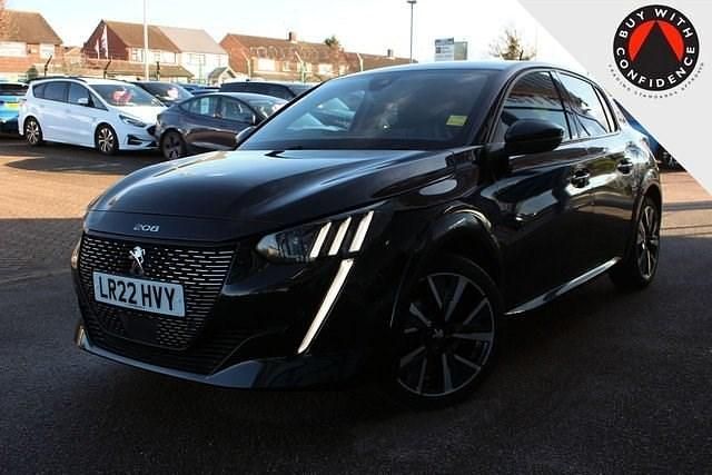 Used Peugeot 208 GT 100 HP (73 kW) 2022 Black Hatchback