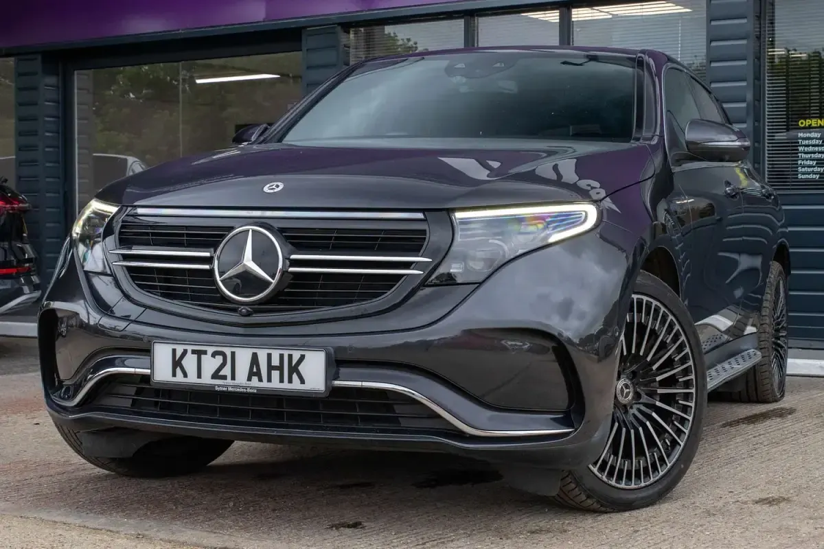 Used Mercedes EQC400 AMG line 300 kW (408 HP) 2021 Grey SUV