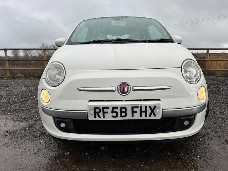 Used Fiat 500 Lounge 69 HP (50 kW) 2008 White Hatchback