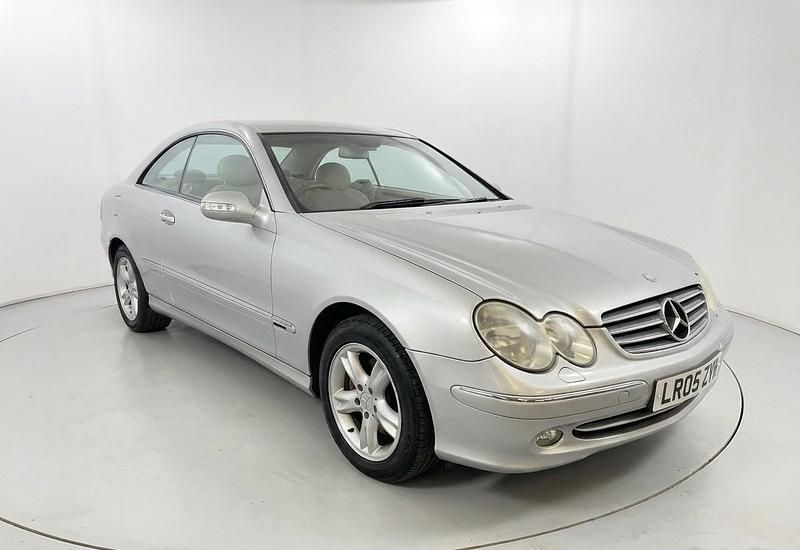 Used Mercedes CLK200 Elegance 163 HP (119 kW) 2005 Silver Coupe