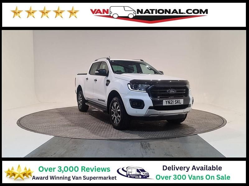 White Used 2021 Ford Ranger Wildtrack Pickup | £17,490 (Good price) - Image 1/3