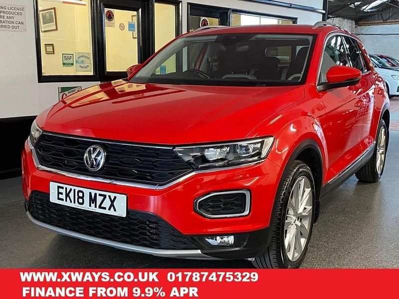 Used VW T-Roc SEL 150 HP (110 kW) 2018 Red SUV
