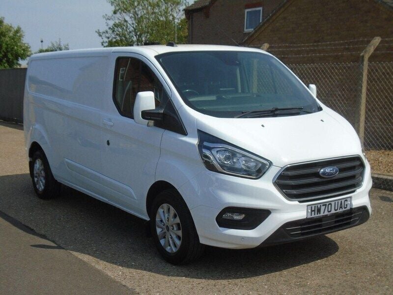 Frozen white Used 2020 Ford Transit Custom Limited Van | £13,490 (Fair price) - Image 1/4