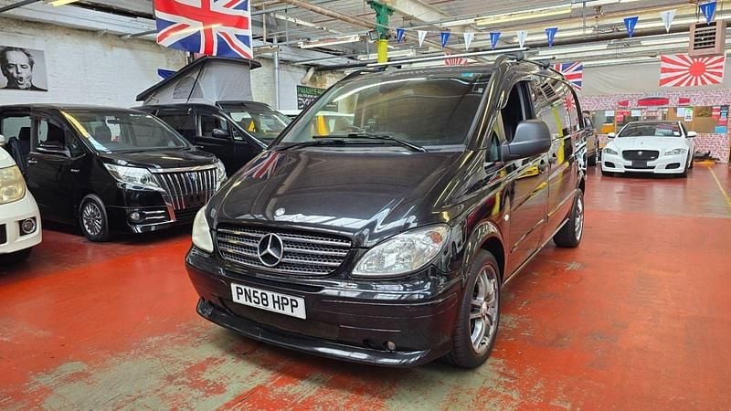Black Used 2008 Mercedes Vito MPV | £7,895 (Fair price) - Image 1/4