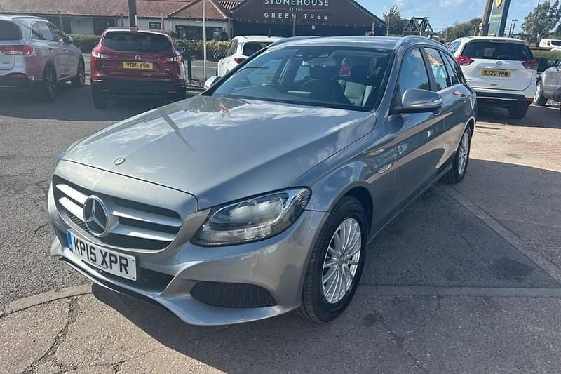 Silver Used 2015 Mercedes C220 Executive Estate | £11,995 (Good price) - Image 1/1