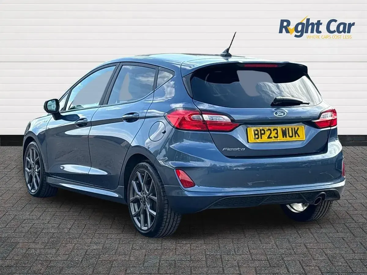 Used Ford Fiesta ST-Line 100 HP (73 kW) 2023 Blue Hatchback