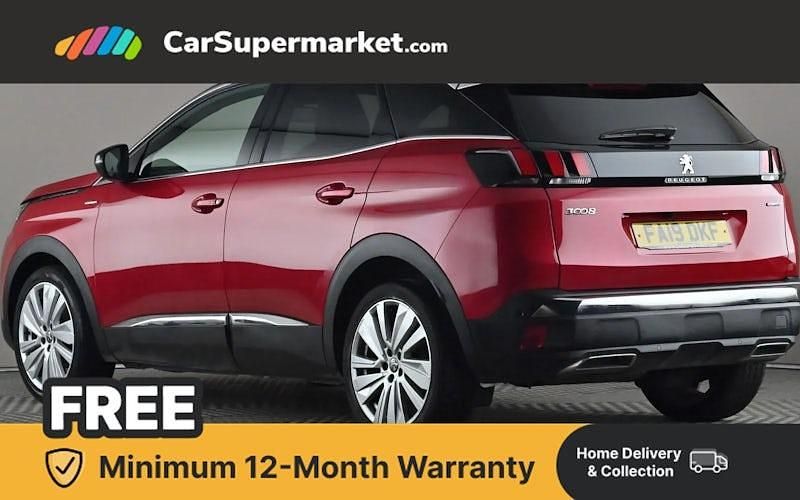 Used Peugeot 3008 GT-line 131 HP (96 kW) 2019 Red Estate