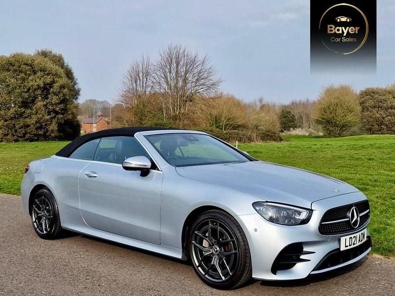 Used Mercedes E220 AMG Line Premium 2021 Silver Cabriolet