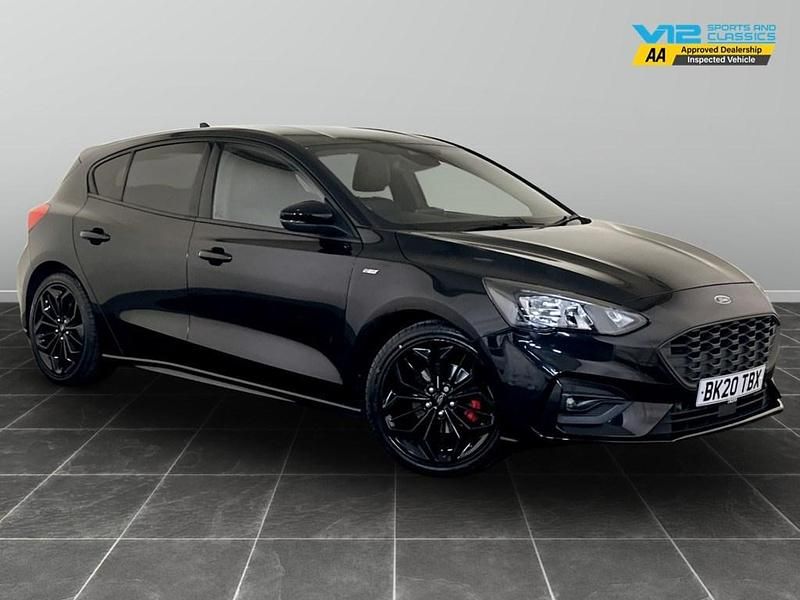 Black Used 2020 Ford Focus ST-Line X Hatchback | £10,795 (Fair price) - Image 1/2