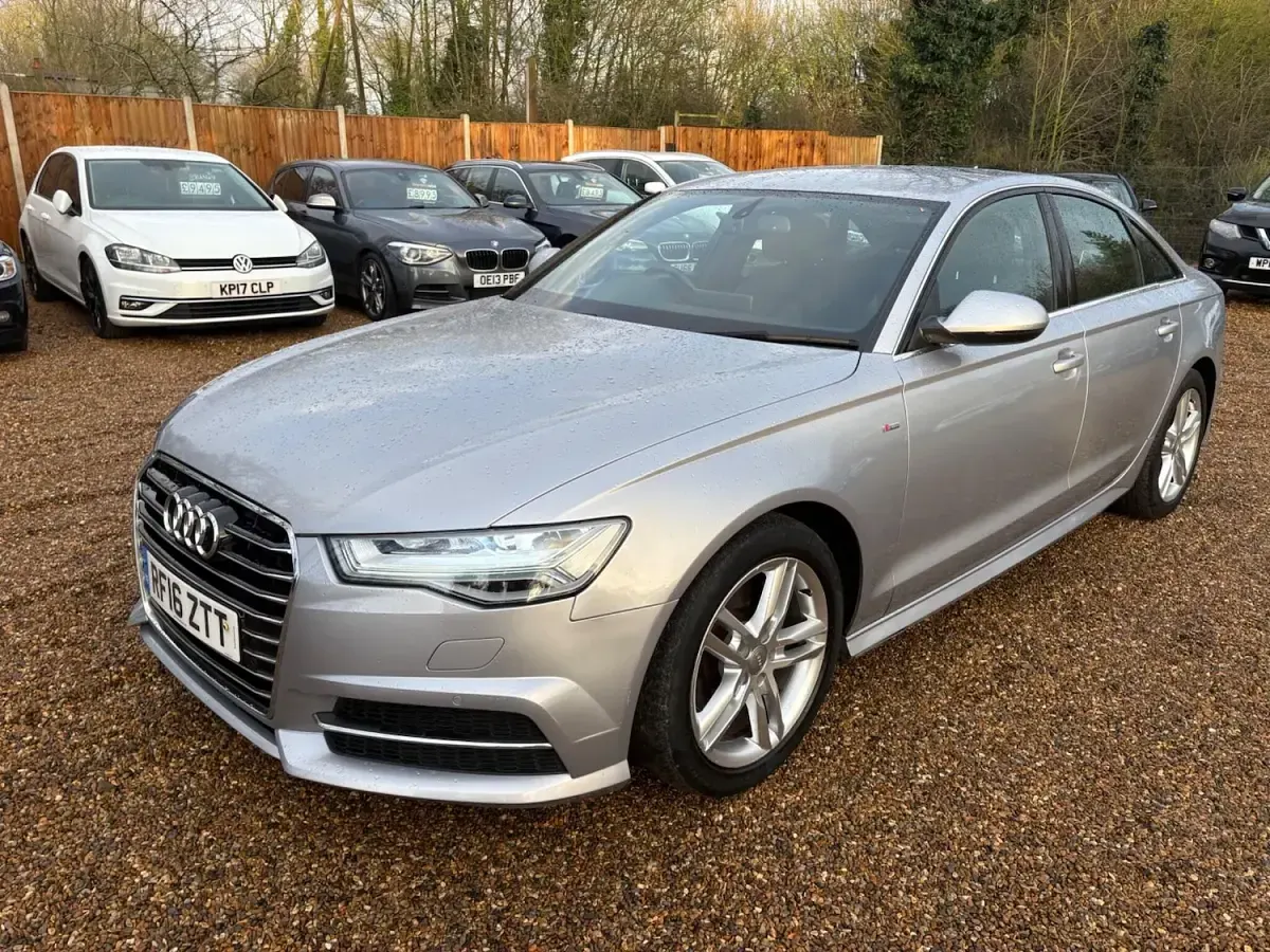Used Audi A6 S-Line 190 HP (139 kW) 2016 Silver Sedan