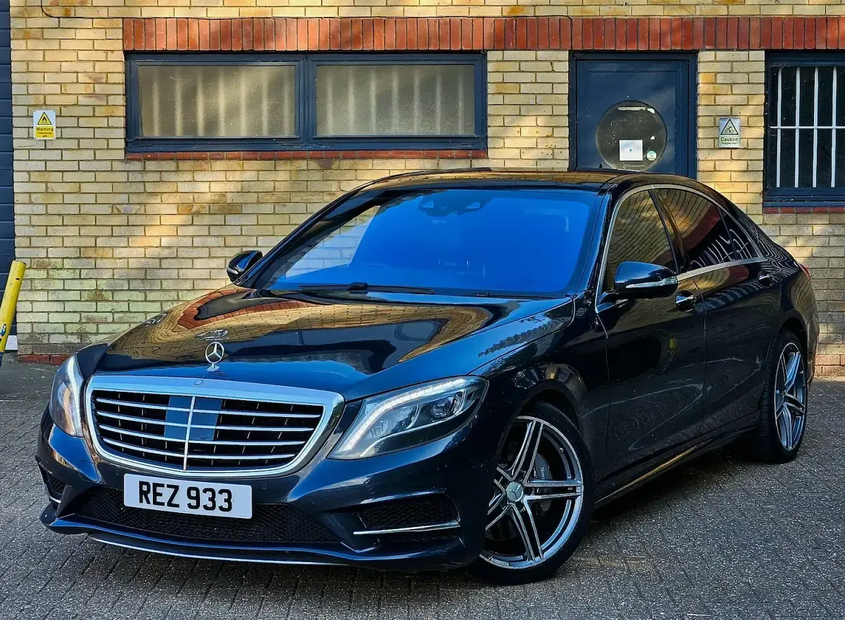 Used Mercedes S500L AMG line 2013 Blue Sedan