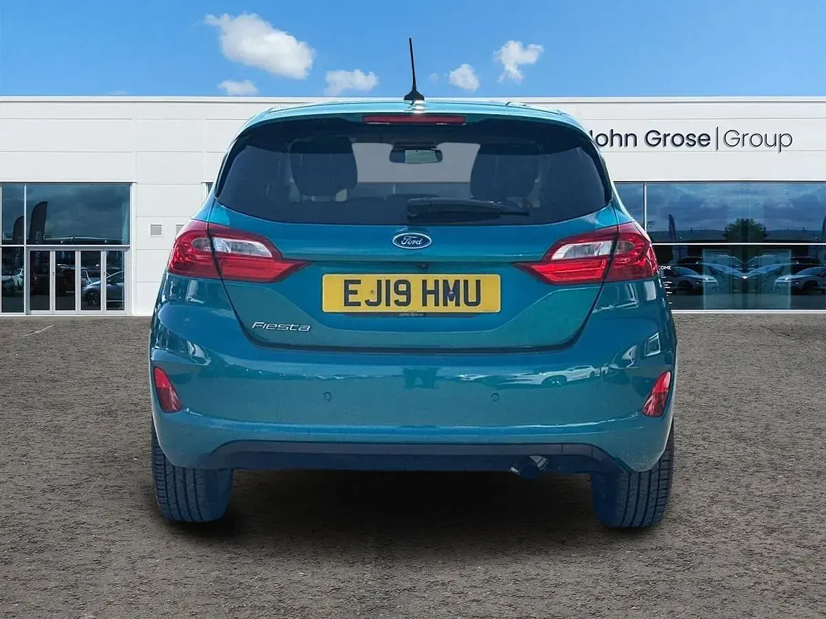 Usado Ford Fiesta Titanium 2019 Azul Utilitario