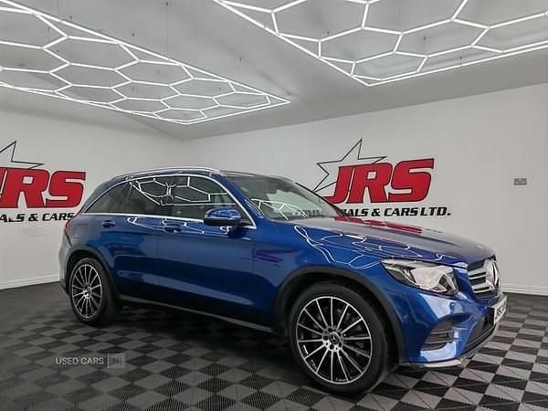 Used Mercedes GLC250 AMG line 2018 Blue Estate