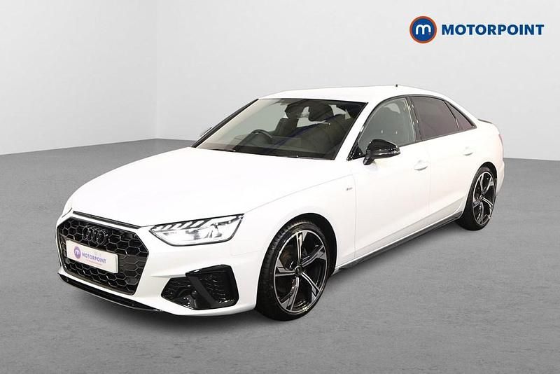 Used Audi A4 Black Edition 150 HP (110 kW) 2024 White Sedan