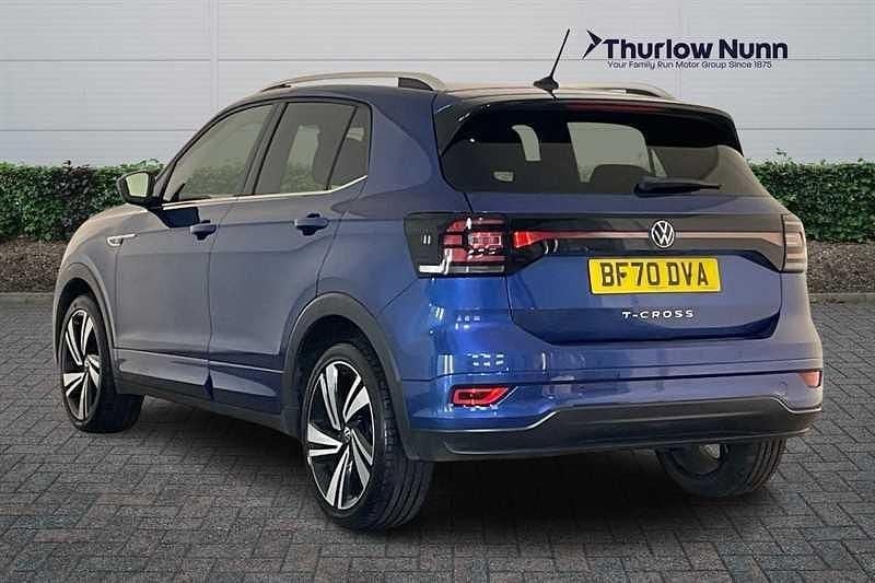 Used VW T-Cross R-line 150 HP (110 kW) 2020 Blue SUV