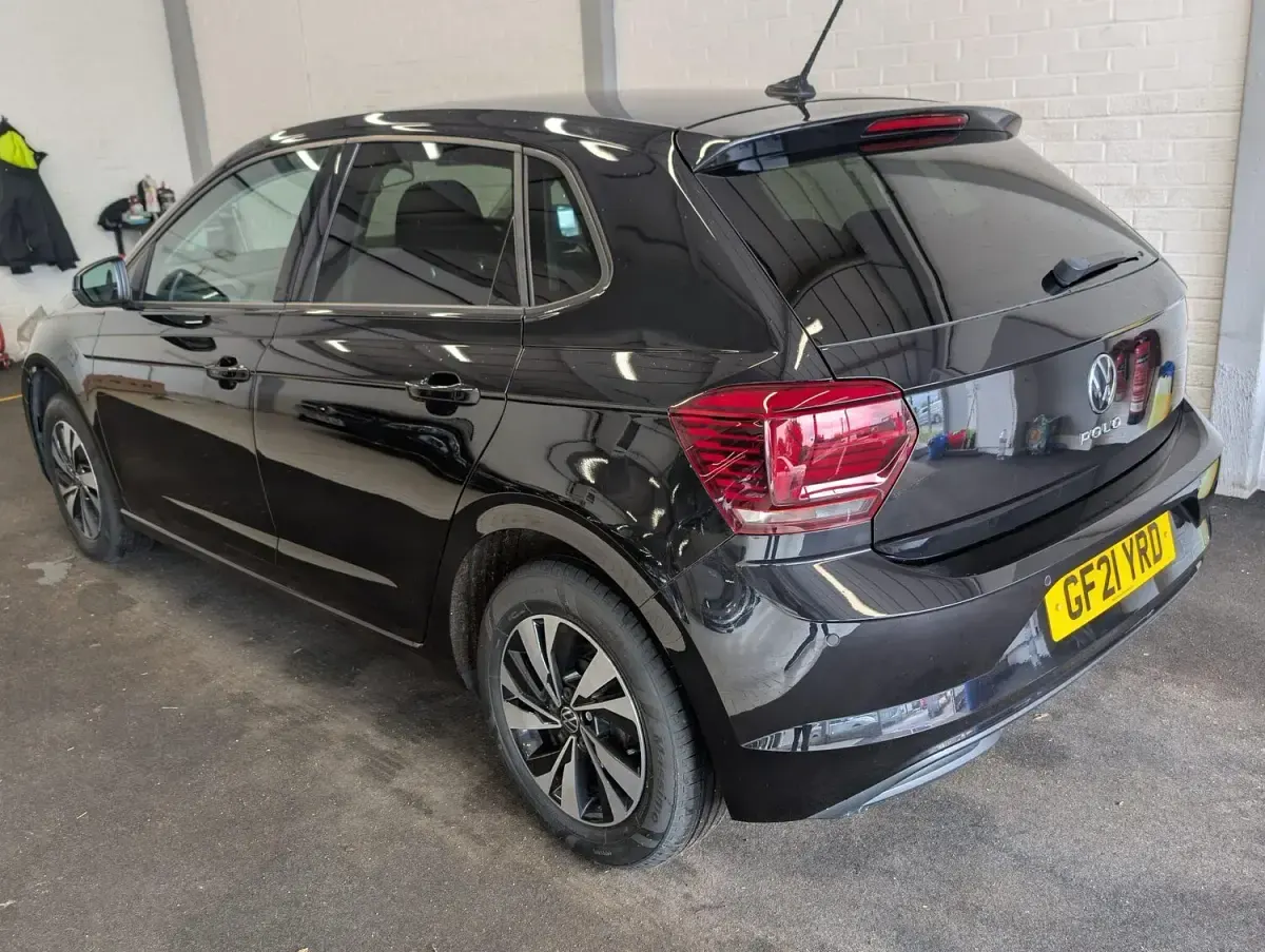 Used VW Polo Match 80 HP (58 kW) 2021 Black Hatchback