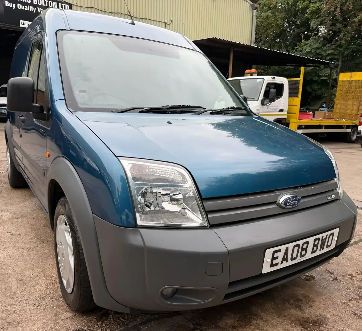 Used Ford Transit 90 HP (66 kW) 2008 Blue Van