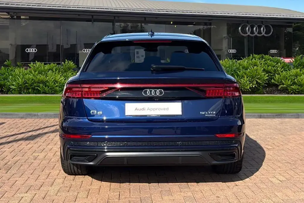 Used Audi Q8 Black Edition 286 HP (210 kW) 2021 Blue SUV