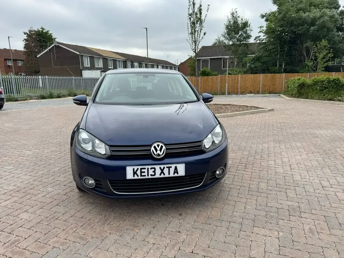 Used VW Golf VII 2013 Blue Hatchback