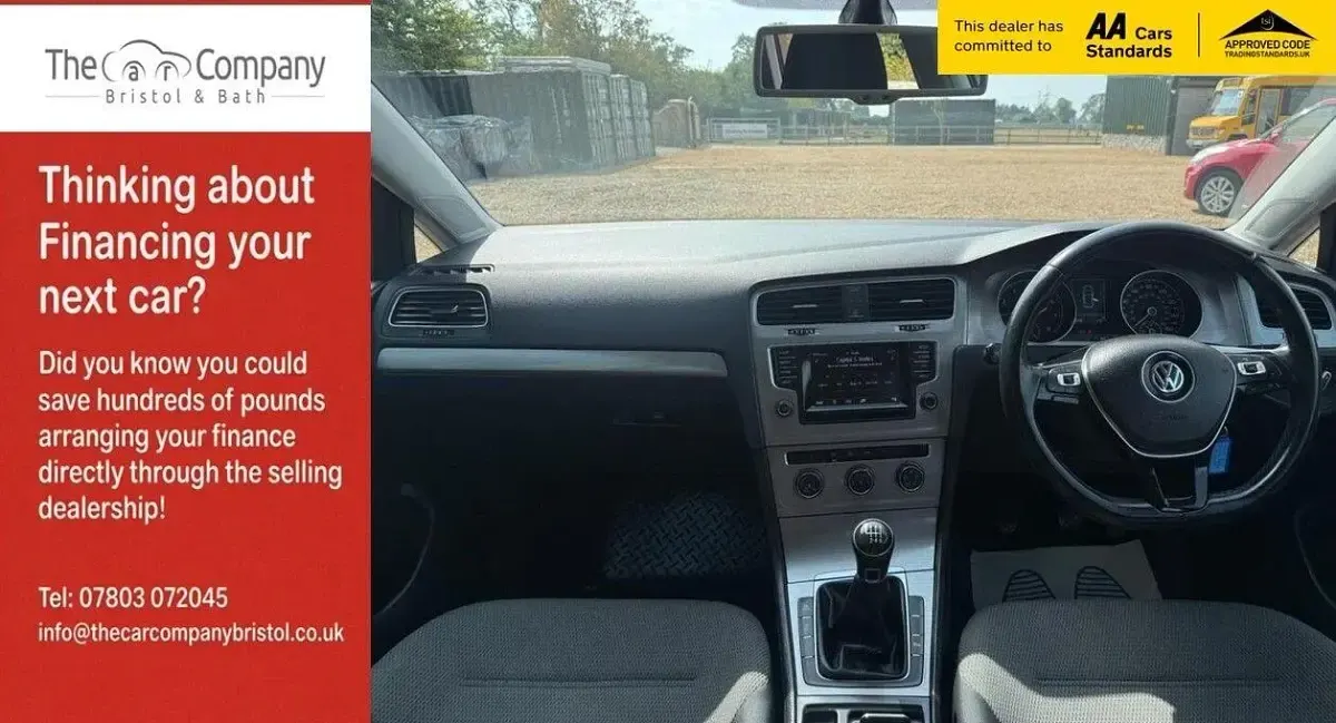Used VW Golf VII Match 120 HP (88 kW) 2015 Silver Hatchback