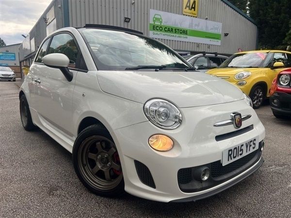 White Used 2015 Fiat 500 Cabriolet | £7,395 (Fair price) - Image 1/1
