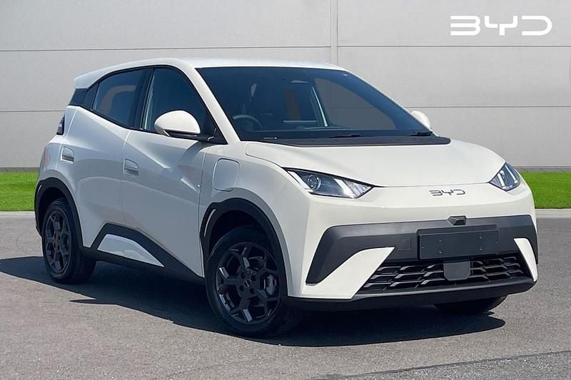 White New 2025 BYD Dolphin Boost Hatchback | £16,840 (Super price) - Image 1/4