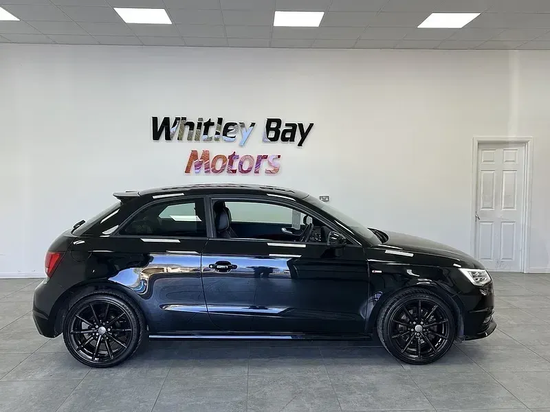 Used Audi A1 S-Line 125 HP (91 kW) 2018 Black Hatchback