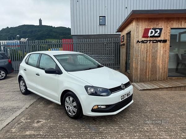 White Used 2017 VW Polo S Hatchback | £6,895 (Fair price) - Image 1/4