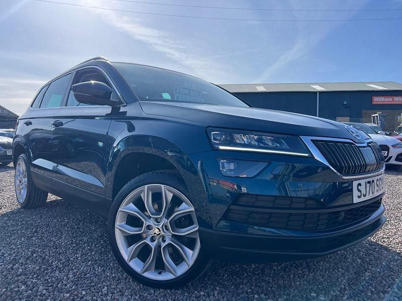 Used Skoda Karoq SE L 150 HP (110 kW) 2021 Blue SUV