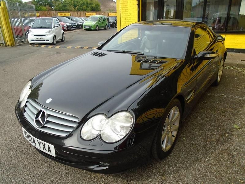 Used Mercedes SL350 245 HP (180 kW) 2004 Black Cabriolet