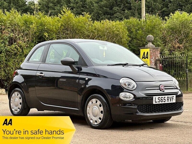 Black Used 2015 Fiat 500 Pop Hatchback | £3,290 (Fair price) - Image 1/2