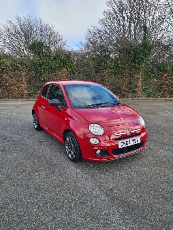 Red Used 2014 Fiat 500 S Hatchback | £3,000 (Fair price) - Image 1/4
