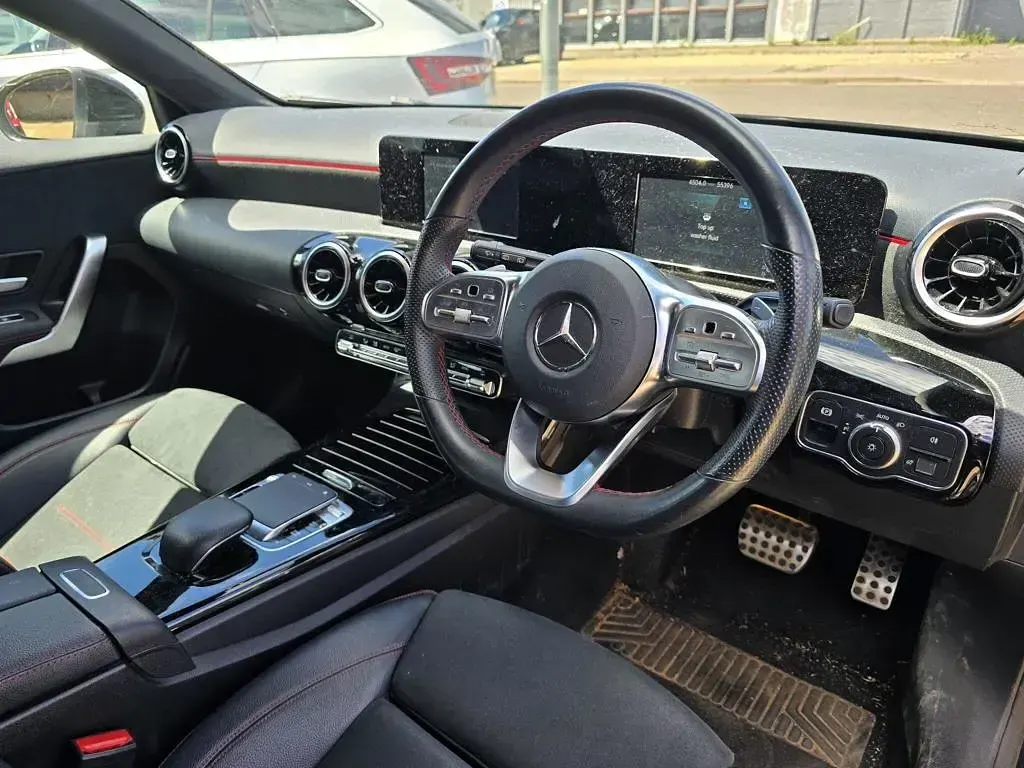 Used Mercedes A180 AMG line 2019 Black Hatchback