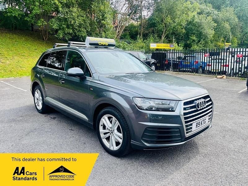 Grey Used 2016 Audi Q7 S-Line SUV | £19,200 (Fair price) - Image 1/3