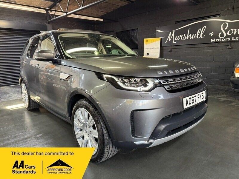 Grey Used 2017 Land Rover Discovery 5 HSE Luxury SUV | £21,699 (Expensive) - Image 1/3