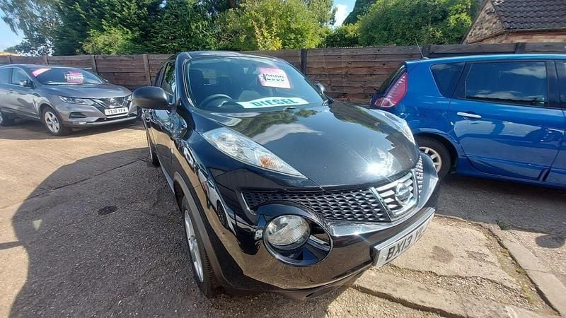 Black Used 2013 Nissan Juke Visia SUV | £2,990 (Expensive) - Image 1/4