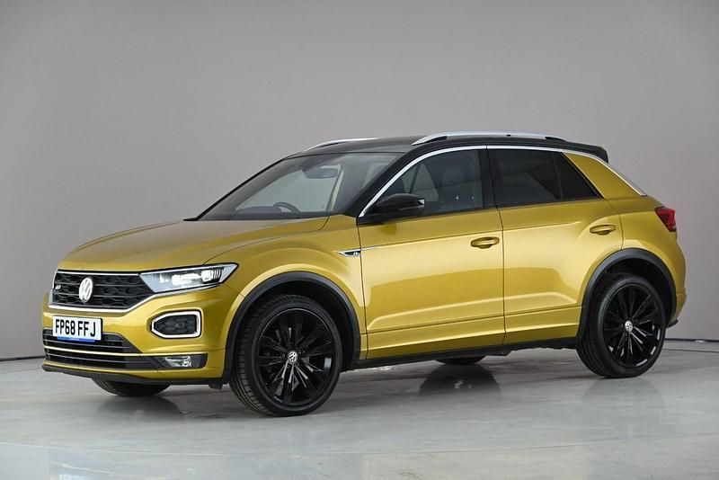Used VW T-Roc R-line 2018 Yellow SUV