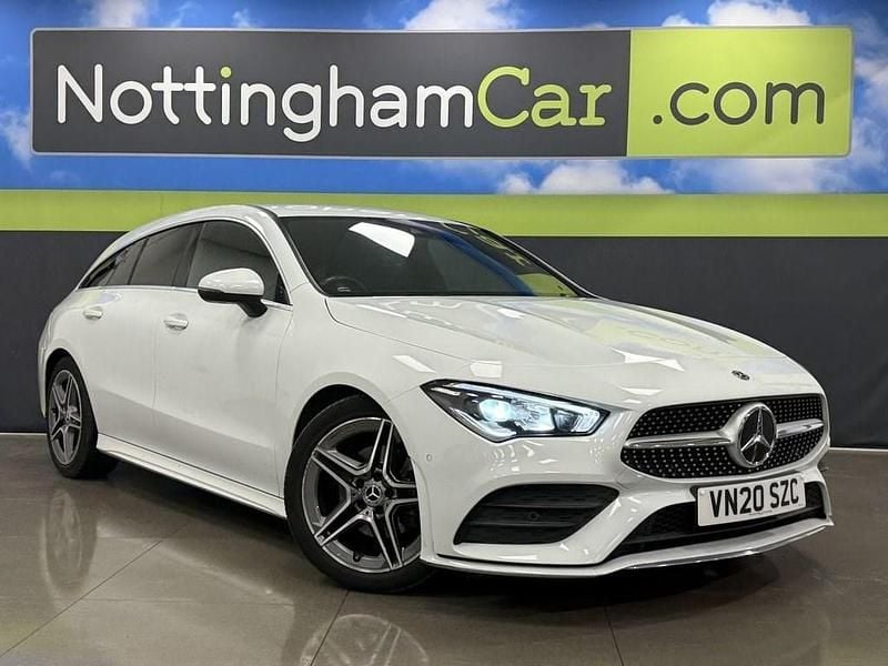 White Used 2020 Mercedes CLA180 Shooting Brake AMG line Estate | £18,495 (Fair price) - Image 1/4