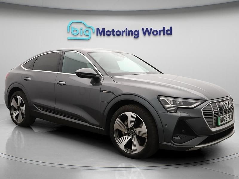 Grey Used 2022 Audi e-tron S-Line SUV | £21,200 (Good price) - Image 1/4