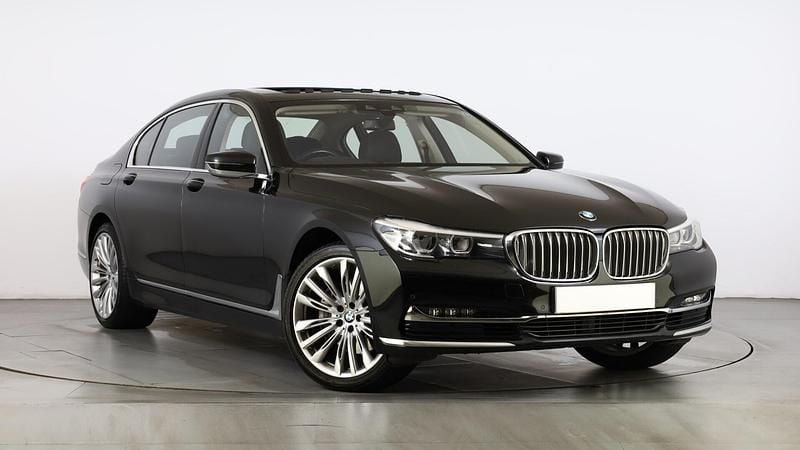 Black Used 2017 BMW 740L Exclusive Sedan | £23,500 (Fair price) - Image 1/4