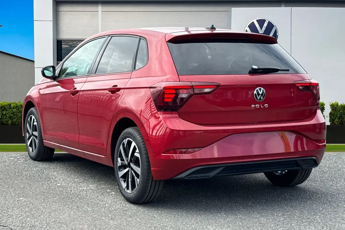 New VW Polo Match 95 HP (69 kW) 2026 Red Hatchback