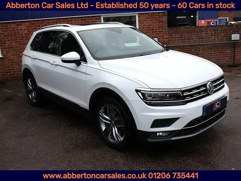 Używany VW Tiguan SEL 150 KM (110 kW) 2018 Biały SUV