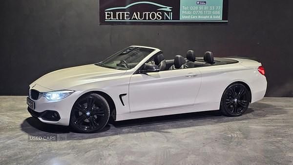 Used BMW 420 Sport Line 2014 White Cabriolet