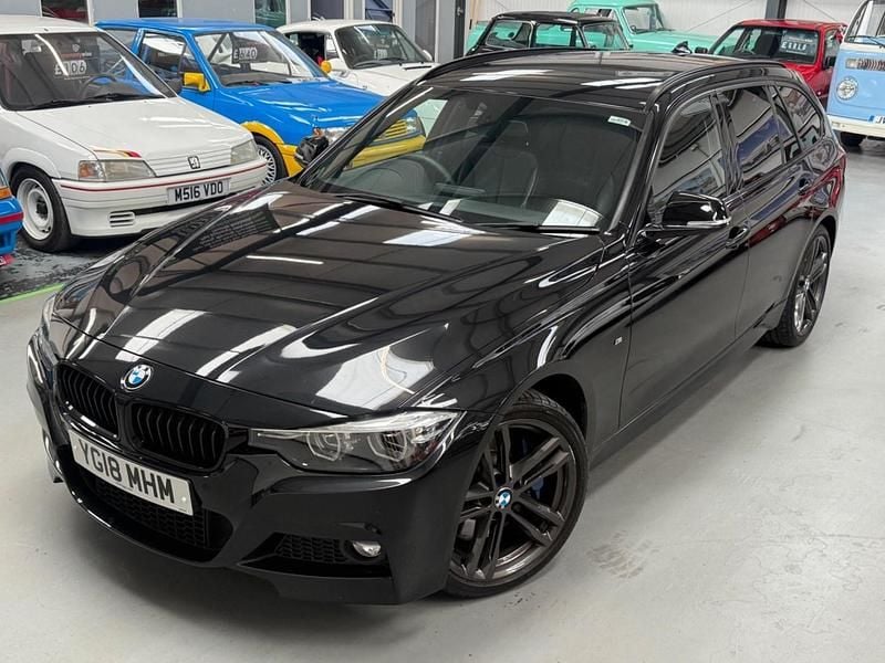 Black Used 2018 BMW 335 M Sport Estate | £19,911 (Fair price) - Image 1/4