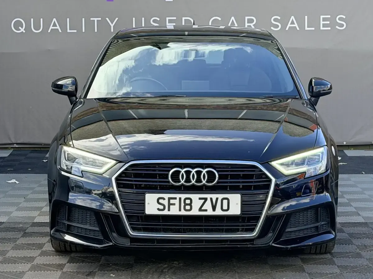 Used Audi A3 Sportback S-Line 2018 Black Hatchback