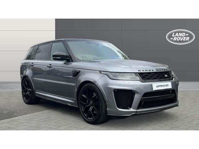 Grey Used 2021 Land Rover Range Rover Sport SVR SUV | £49,844 (Fair price) - Image 1/4